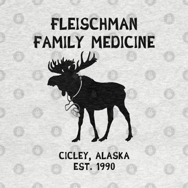 Fleischman Family Medicine Moose Cicely Northern Exposure by SonnyBoyDesigns